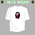 Revolutionary Masked Portrait Oversized Streetwear T-Shirt