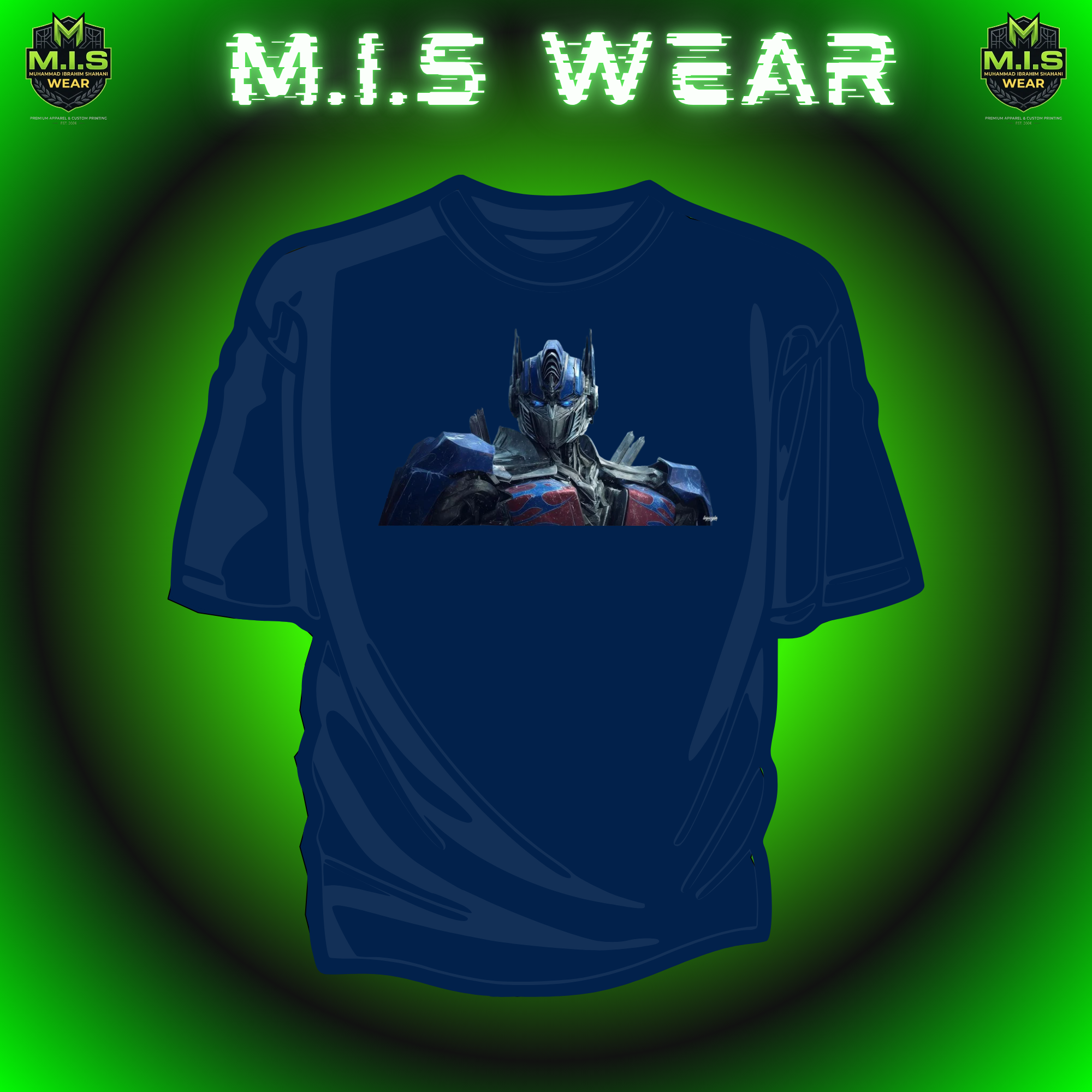 Optimus Prime Transformers Cinematic Premium Streetwear T-Shirt
