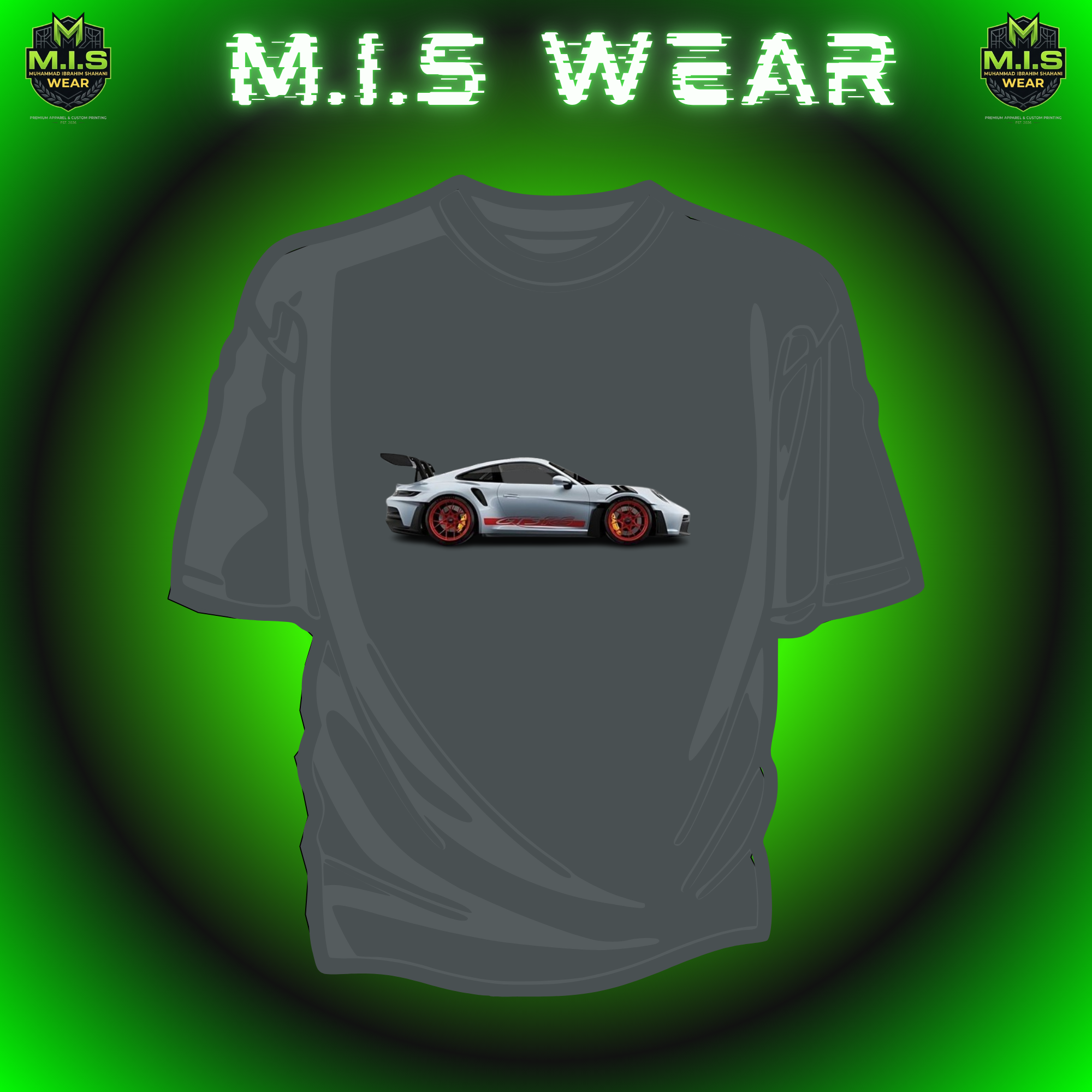 Porsche 911 GT3 RS Automotive Premium Streetwear T-Shirt