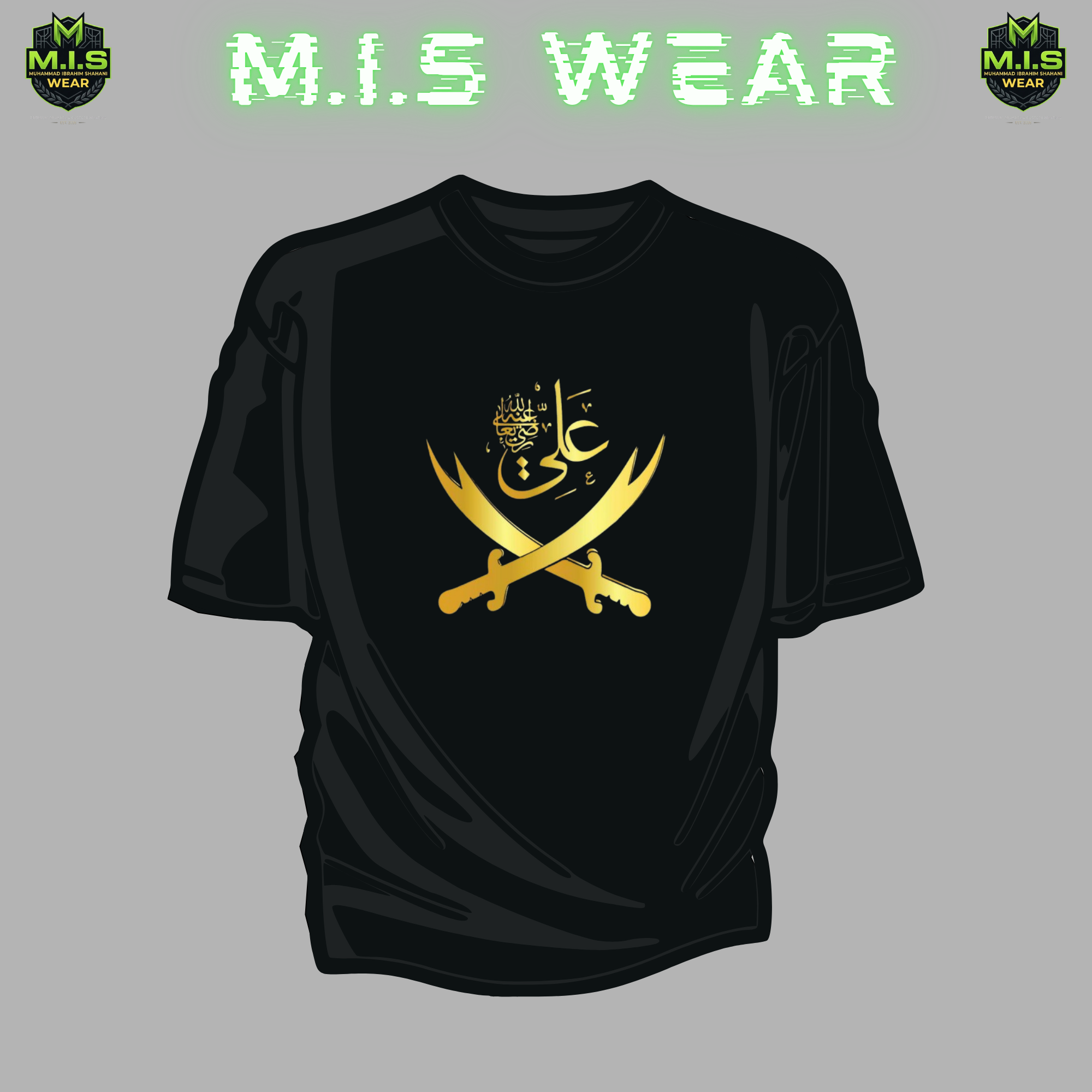 Zulfiqar & Golden Calligraphy Special Edition Tee – Muharram Drop
