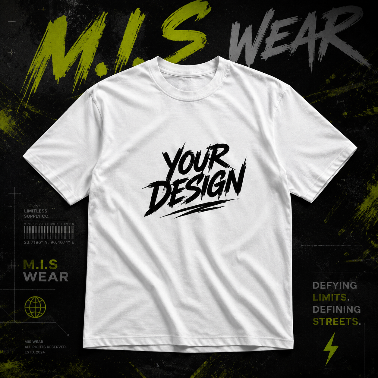 Custom Design T-Shirt | YOUR DESIGN – M.I.S WEAR