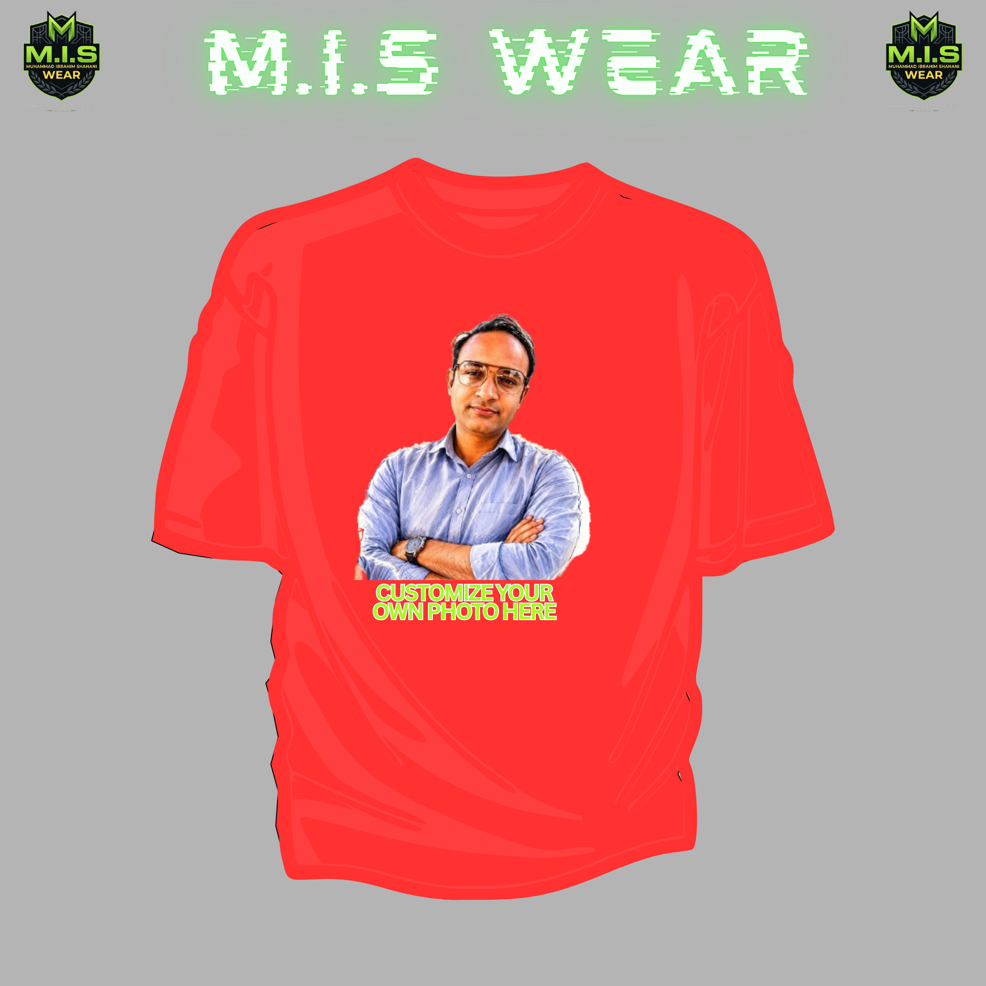 Custom Photo Printed Streetwear Tee – Personalized Premium Graphic Shirt