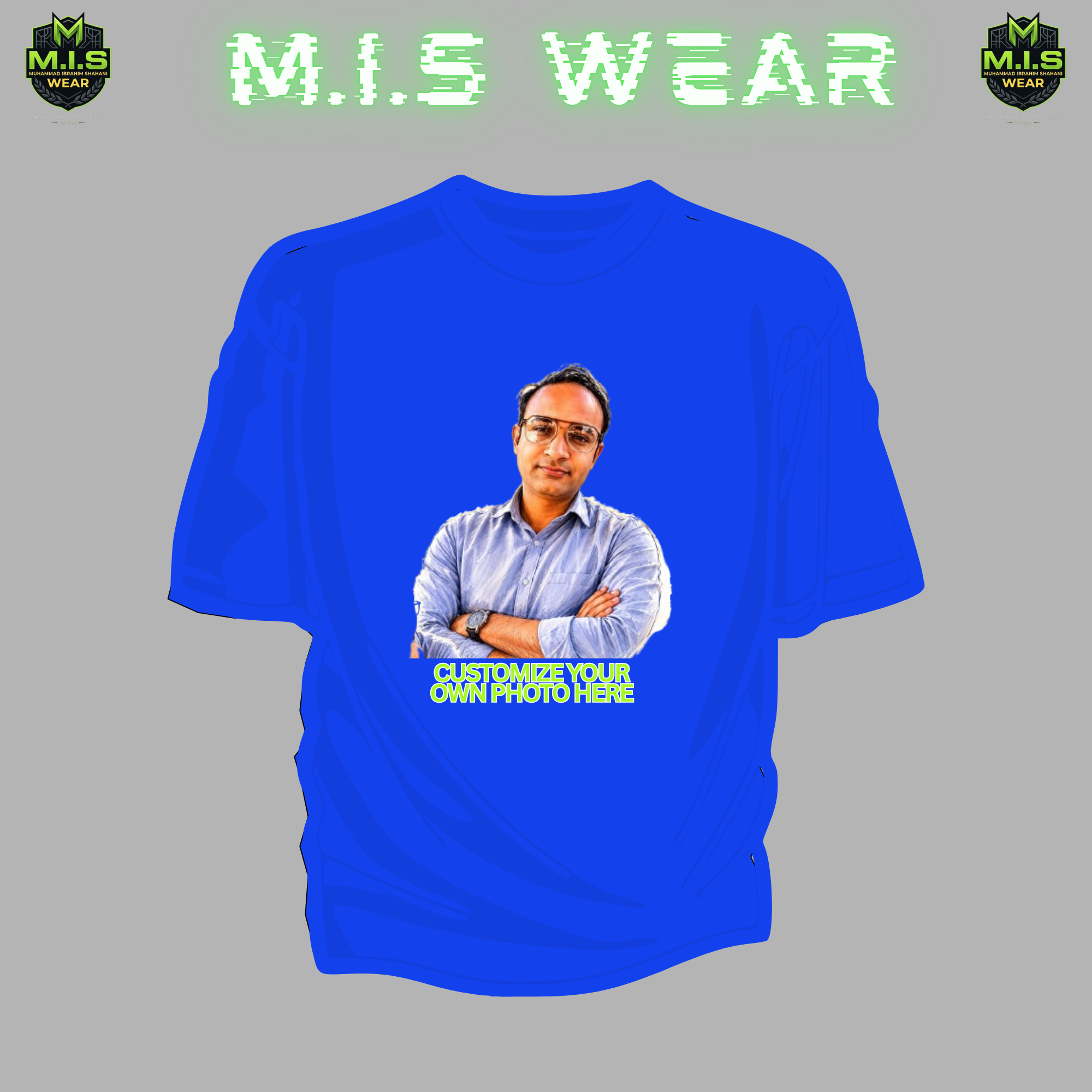 Custom Photo Printed Streetwear Tee – Personalized Premium Graphic Shirt