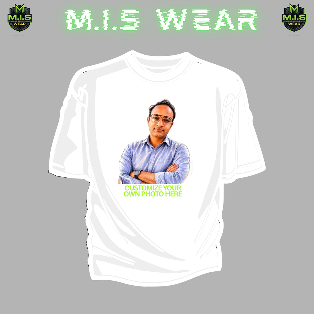 Custom Photo Printed Streetwear Tee – Personalized Premium Graphic Shirt
