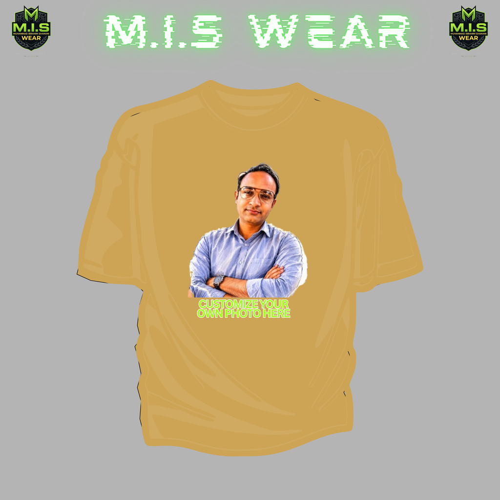 Custom Photo Printed Streetwear Tee – Personalized Premium Graphic Shirt