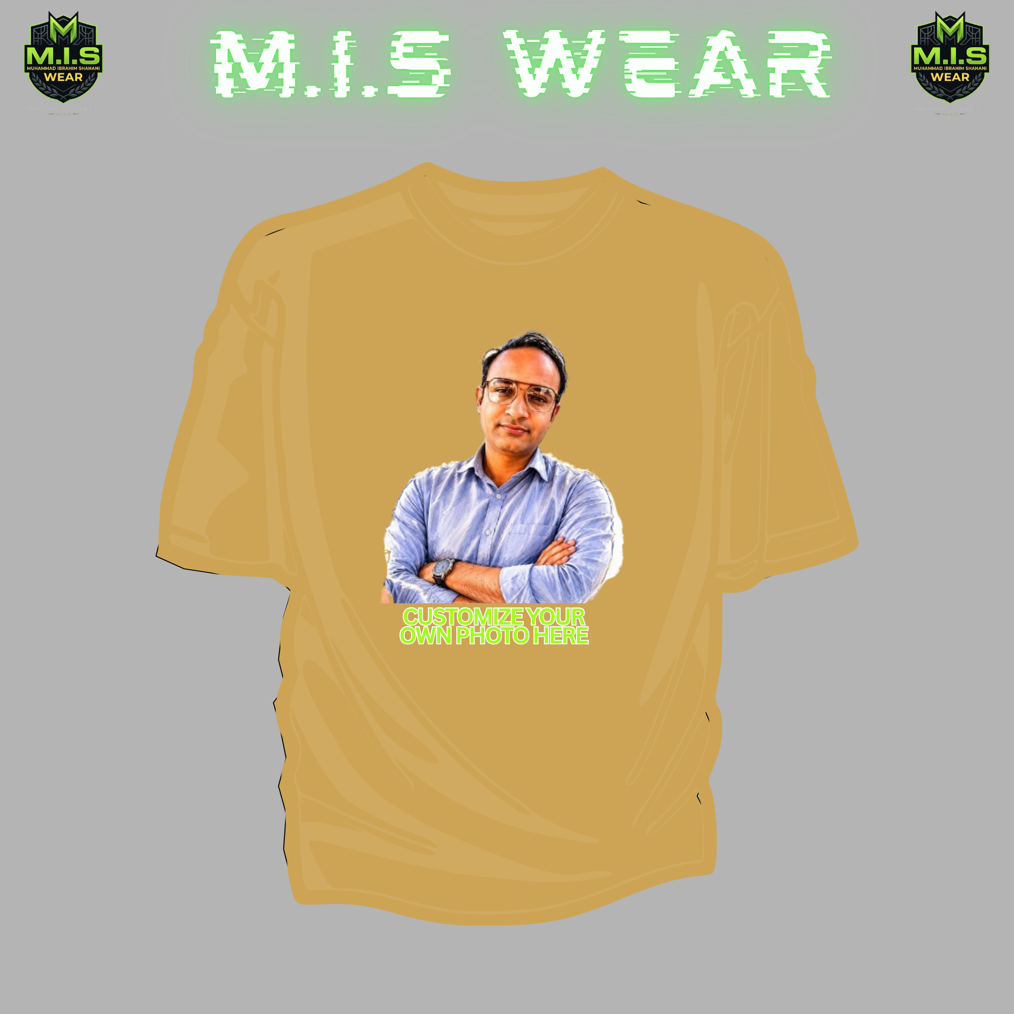 Custom Photo Printed Streetwear Tee – Personalized Premium Graphic Shirt