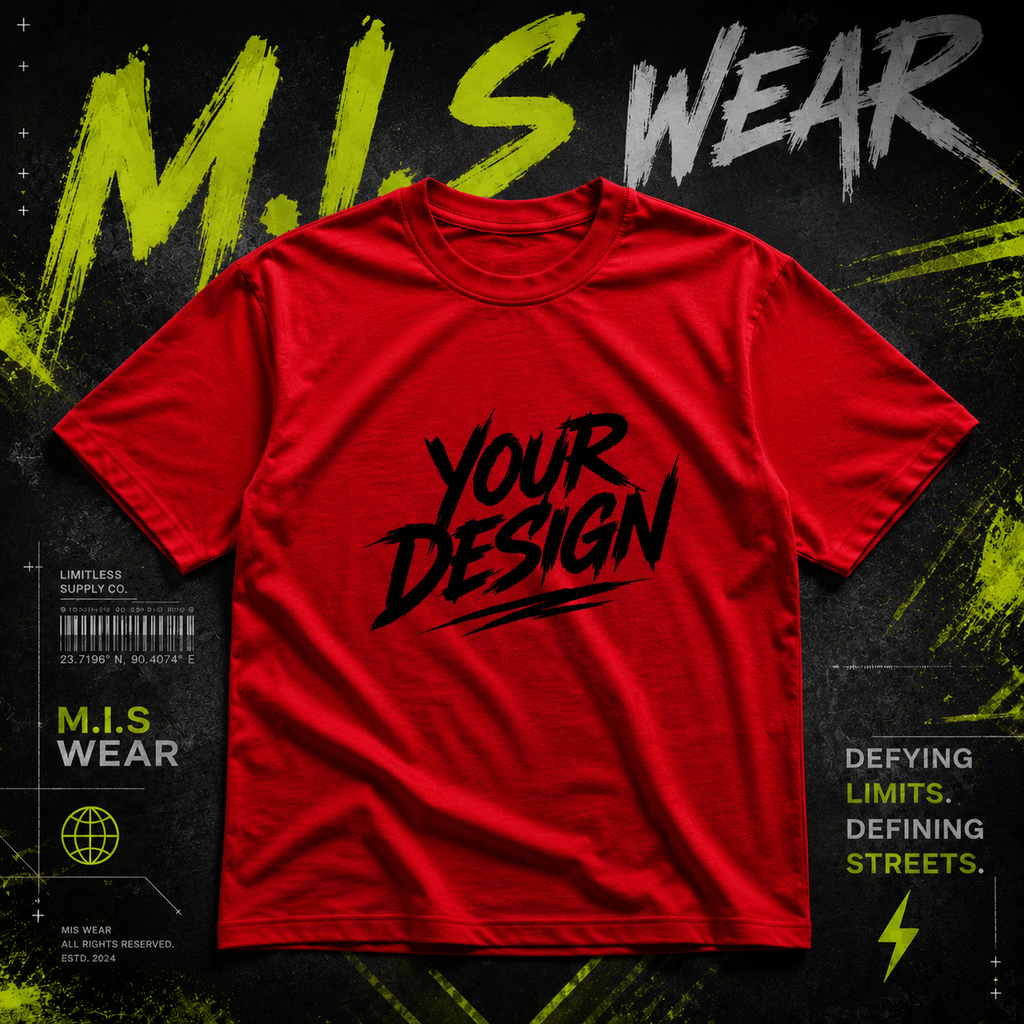 Custom Design T-Shirt | YOUR DESIGN – M.I.S WEAR