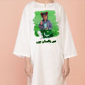 14 August Customized Photo Kurti | Pakistan Independence Day Personalized DTF Kurti | M.I.S WEAR