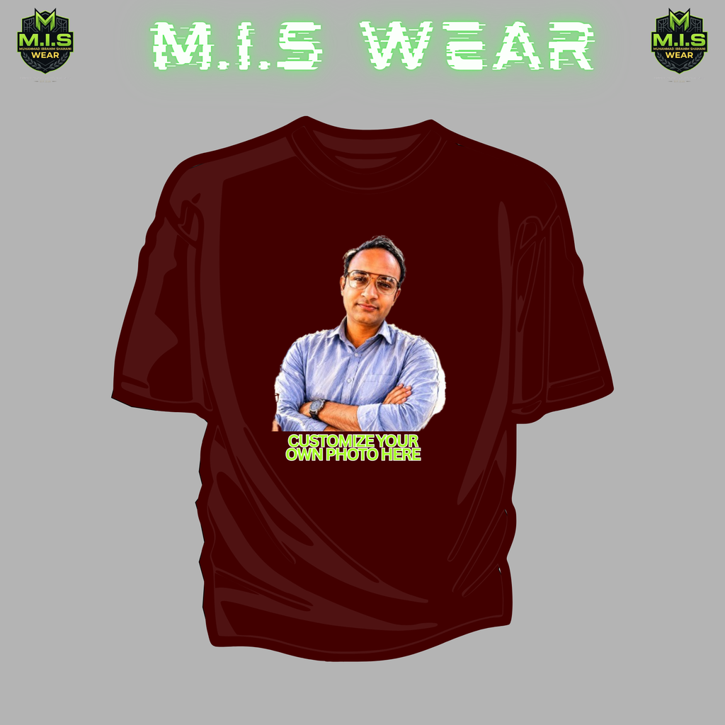 Custom Photo Printed Streetwear Tee – Personalized Premium Graphic Shirt