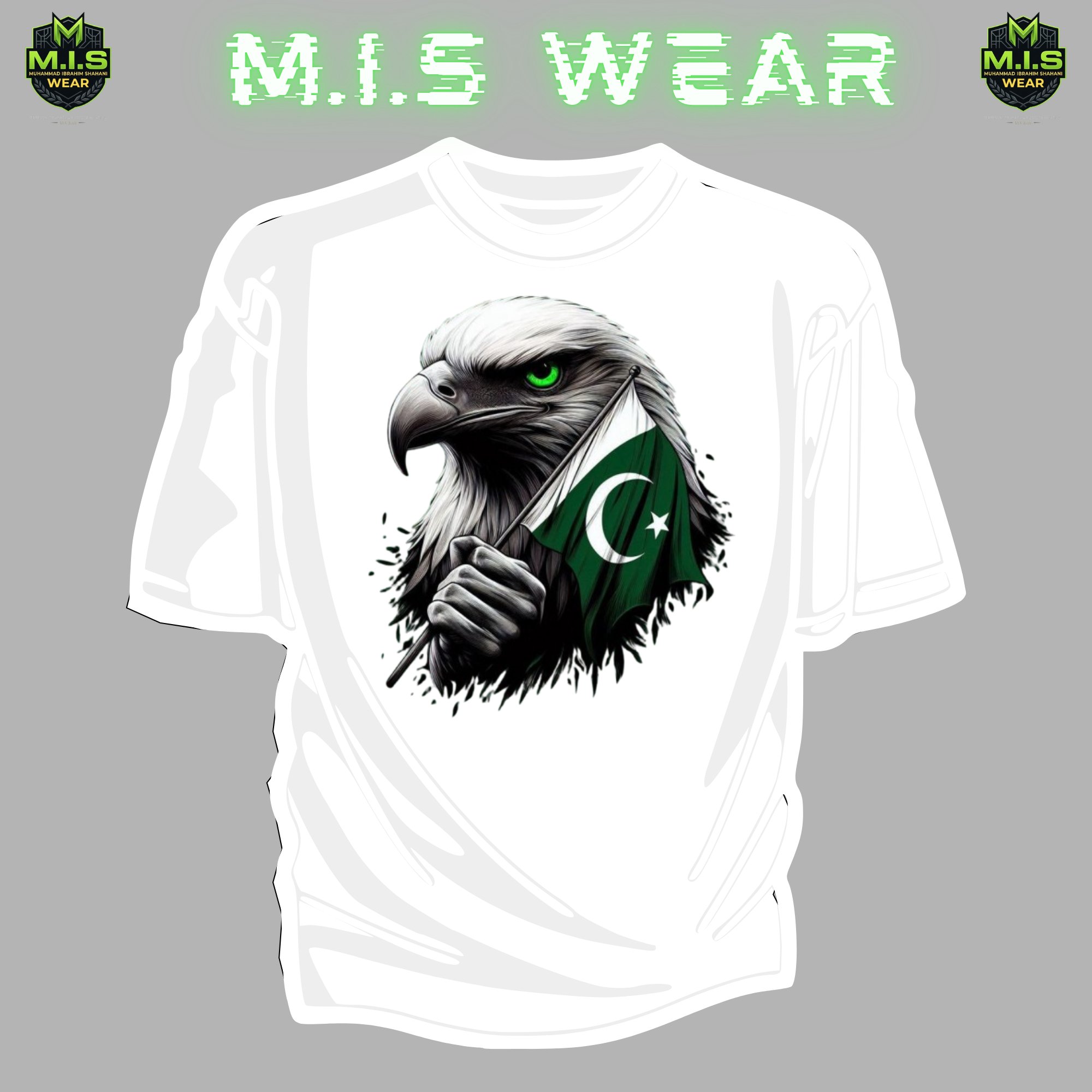 "Shaheen-e-Pakistan" Patriotic Graphic T-Shirt