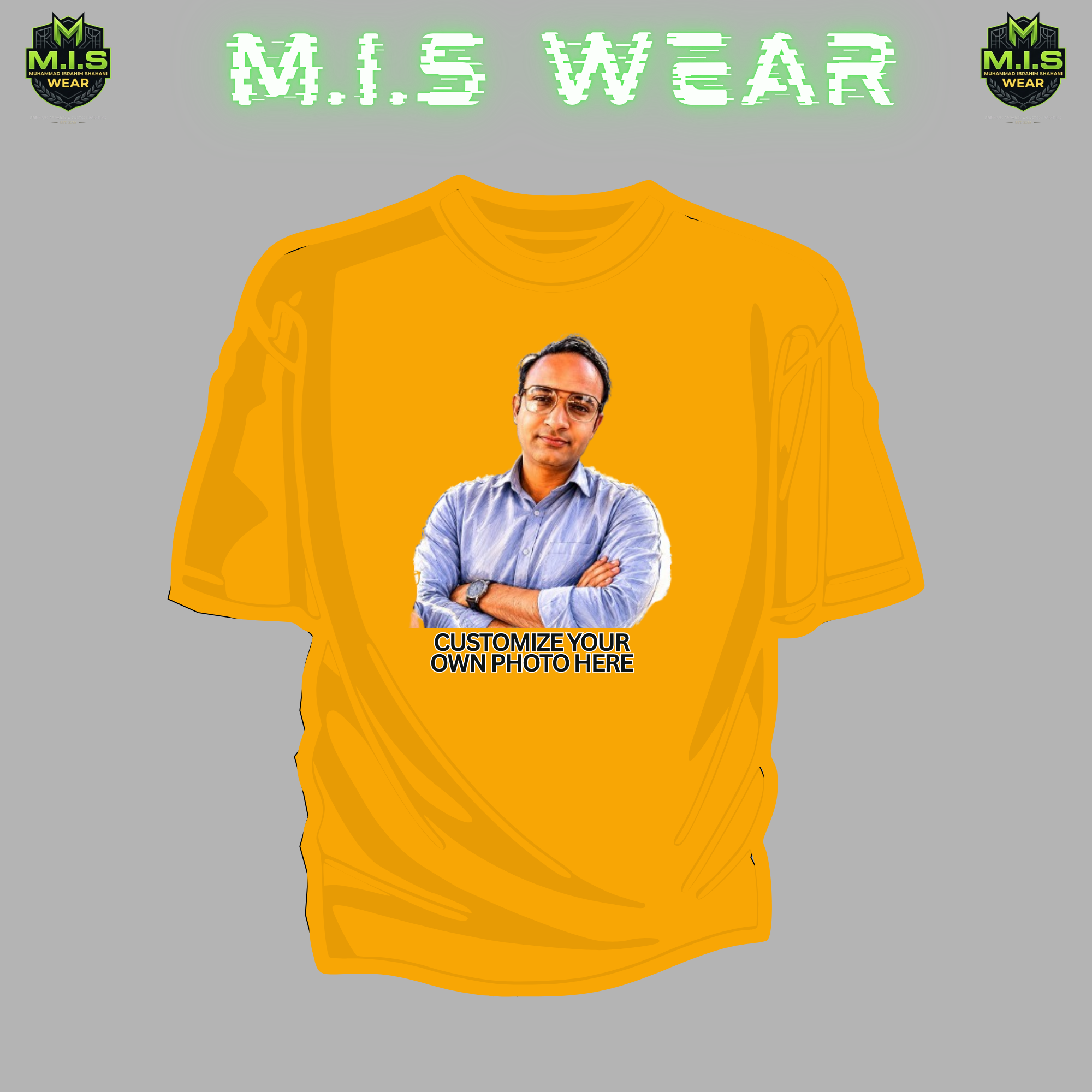 Custom Photo Printed Streetwear Tee – Personalized Premium Graphic Shirt