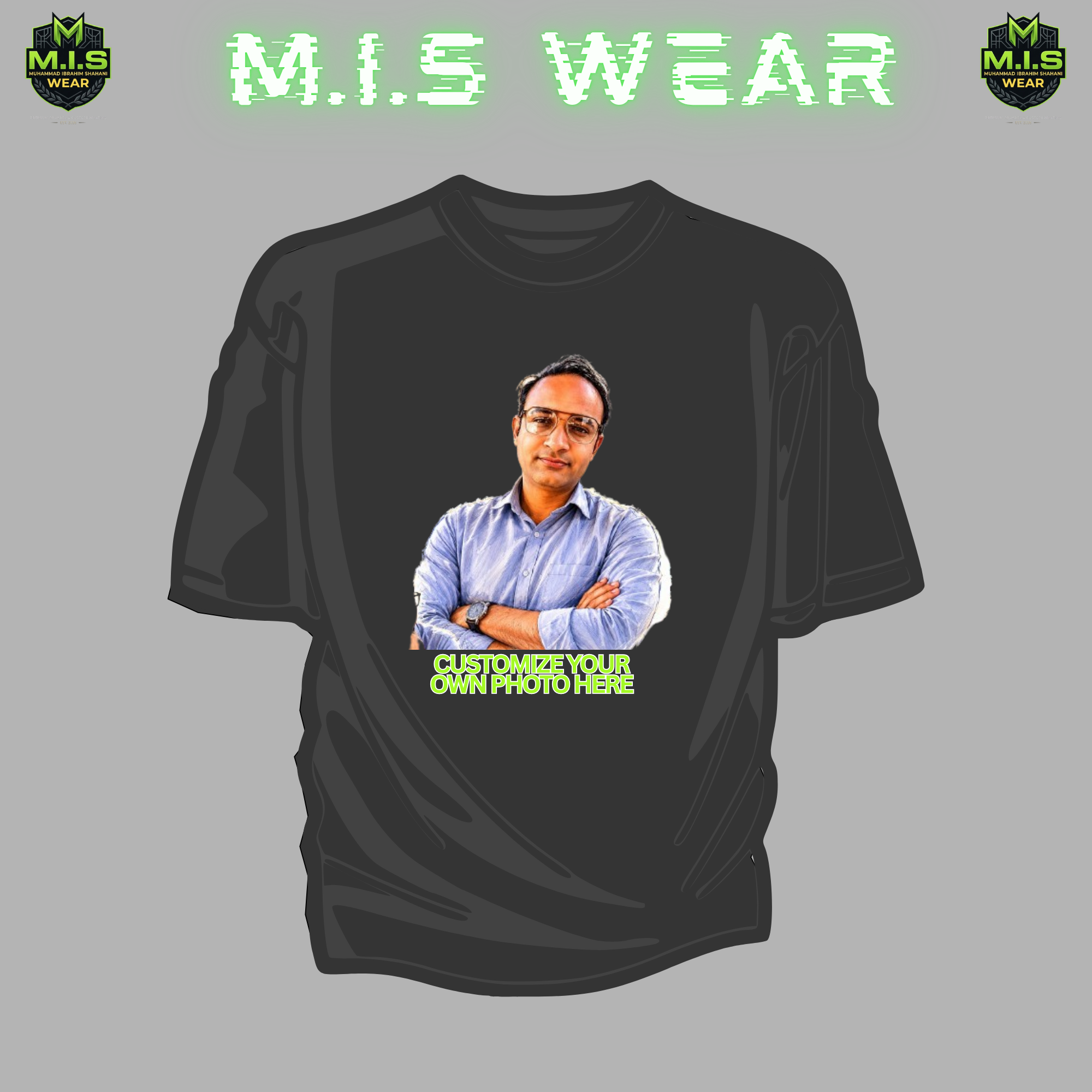 Custom Photo Printed Streetwear Tee – Personalized Premium Graphic Shirt